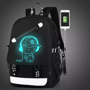 Phone Charging Glow In The Dark Back Pack